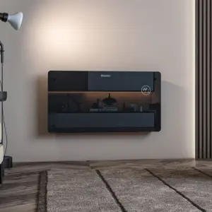 Olimpia Splendid Caleo Glass WiFi glazen convector 2000 W – wand- of vloermontage