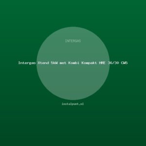 Intergas Xtend 5kW met Kombi Kompakt HRE 36/30 CW5