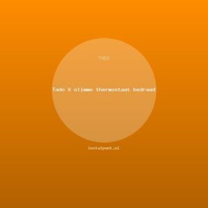 Tado X slimme thermostaat bedraad