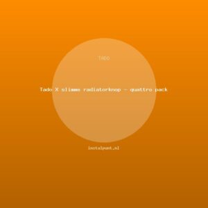 Tado X slimme radiatorknop - quattro pack