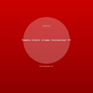 Remeha eTwist slimme thermostaat V3