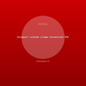 Honeywell evohome slimme thermostaat R9H