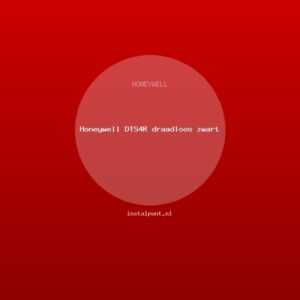 Honeywell DTS4R draadloos zwart