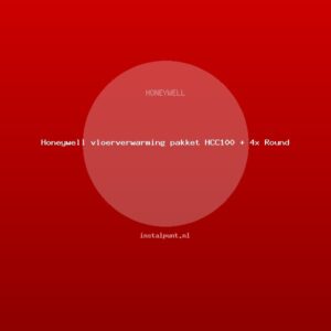 Honeywell vloerverwarming pakket HCC100 + 4x Round