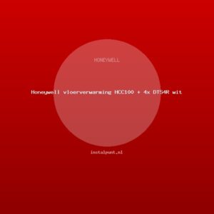 Honeywell vloerverwarming HCC100 + 4x DTS4R wit
