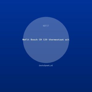 Nefit Bosch CH 120 thermostaat wit