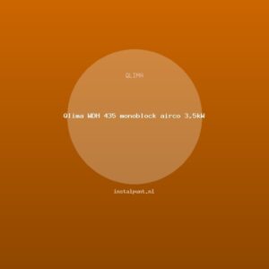 Qlima WDH 435 monoblock airco 3,5kW