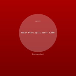 Haier Pearl split airco 2,5kW