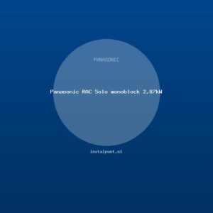 Panasonic RAC Solo monoblock 2,87kW