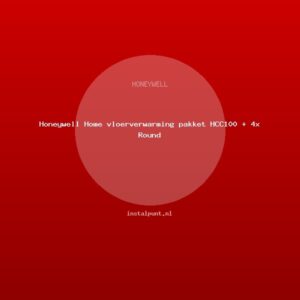 Honeywell Home vloerverwarming pakket HCC100 + 4x Round