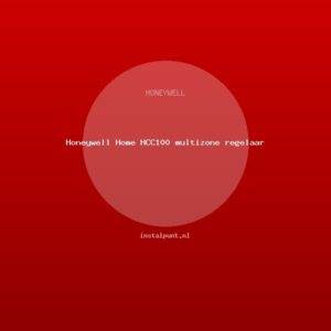 Honeywell Home HCC100 multizone regelaar