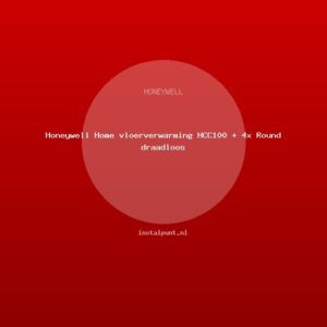 Honeywell Home vloerverwarming HCC100 + 4x Round draadloos