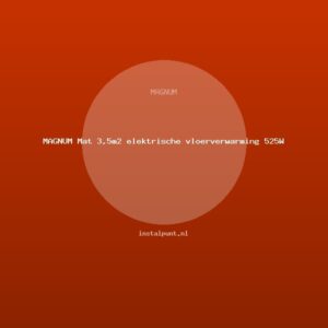 MAGNUM Mat 3,5m2 elektrische vloerverwarming 525W