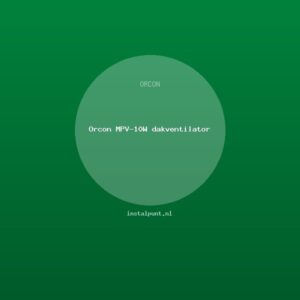 Orcon MPV-10W dakventilator