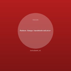 Radson Banga handdoekradiator