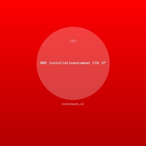 ABB installatieautomaat C16 1P