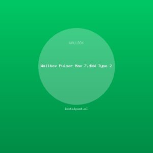 Wallbox Pulsar Max 7,4kW Type 2