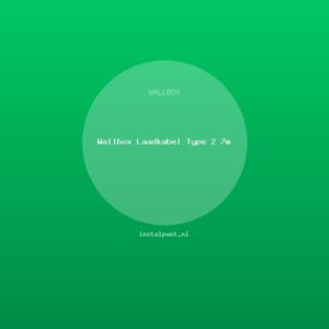 Wallbox Laadkabel Type 2 7m