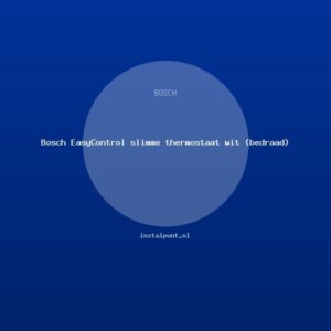 Bosch EasyControl slimme thermostaat wit (bedraad)