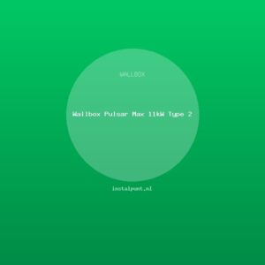 Wallbox Pulsar Max 11kW Type 2