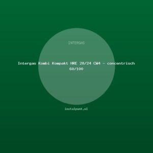 Intergas Kombi Kompakt HRE 28/24 CW4 - concentrisch 60/100
