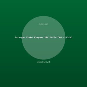 Intergas Kombi Kompakt HRE 28/24 CW4 - 80/80