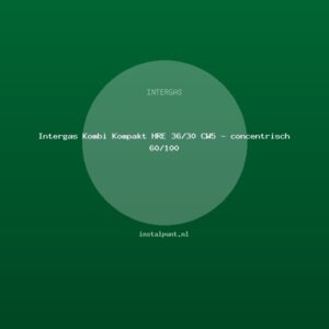 Intergas Kombi Kompakt HRE 36/30 CW5 - concentrisch 60/100