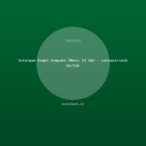 Intergas Kombi Kompakt HReco 24 CW3 - concentrisch 60/100