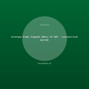 Intergas Kombi Kompakt HReco 30 CW4 - concentrisch 60/100