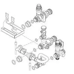 Vaillant uniTOWER aansluitset 10 bar