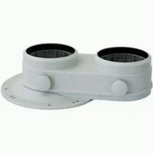 Vaillant adapter 80/80mm PP gescheiden