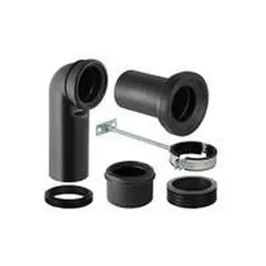 Geberit Aansluitset voor het aansluiten van vloerstaande WC aan vloerafvoer afvoergarnituur PE diameter 90 mm