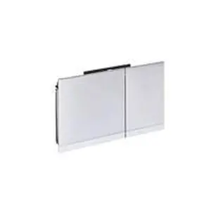 Geberit Sigma60 afbouwset 2-toets square geborsteld chroom/glanschroom