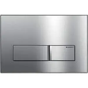 Geberit type 50 bedieningsplaat,pneumatisch,square,geborsteld chroom