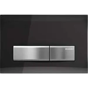 Geberit type 50 bedieningsplaat,pneumatisch,square,Gitzwart RAL9005