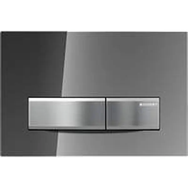 Geberit type 50 bedieningsplaat,pneumatisch,square,rookglas spiegelend