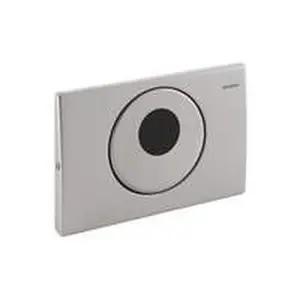 Geberit Sigma10 bedieningsplaat,1-toets,rond,Infra rood,rvs geborsteld/gepolijst