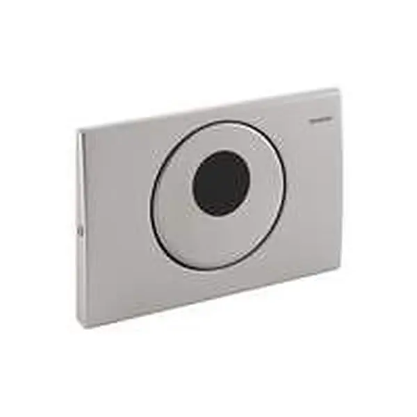 Geberit Sigma10 bedieningsplaat,1-toets,rond,Infra rood,rvs geborsteld/gepolijst