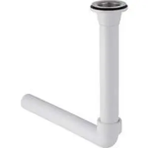 Geberit Afvoerbocht met plug WT sifon alpien wit