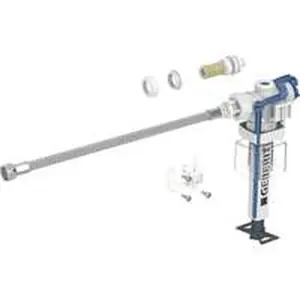 Geberit type 383 vlotterkraan wateraansluiting zijkant, 3/8", nippel van messing