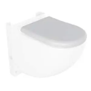 Sanibroyeur toiletzitting SaniCompact Comfort wit + bevestiging