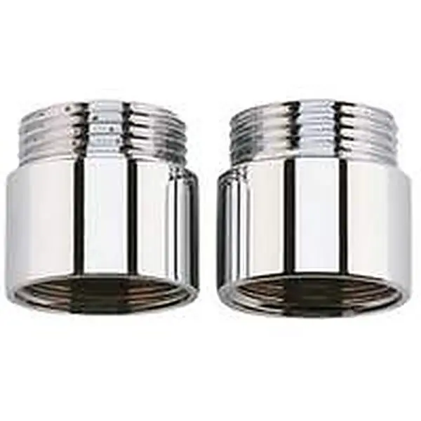 Grohe verlengstuk 3/4" chroom prijs per set