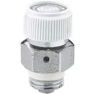 Caleffi automatische hygroscopische ontluchter 1/4", buitendraad, verchroomd