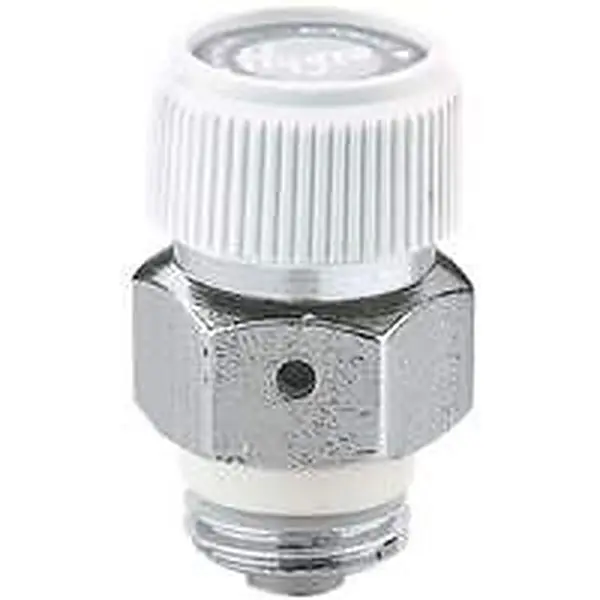 Caleffi automatische hygroscopische ontluchter 1/4", buitendraad, verchroomd