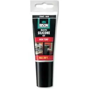 Bison High Temp hittebestendige siliconenkit zwart 60 ml