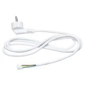 Orcon randaarde netsnoer wit inclusief connector voor MVS15R