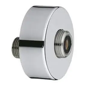 Grohe Essence S-koppeling 1/2"x 3/4" 7,5 mm verstelbaar rond 70 mm en 23 mm diep chroom