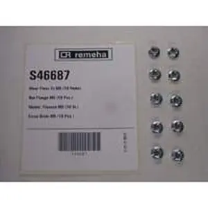 Remeha moerflens vz M5 10 stuks