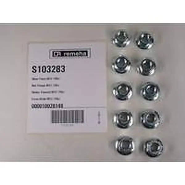 Remeha moer flens M12 10 stuks