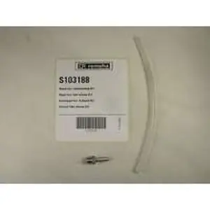 Remeha nippel inclusief siliconenslang 8x2